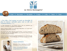 Tablet Screenshot of lapetiteboulangerie.fr